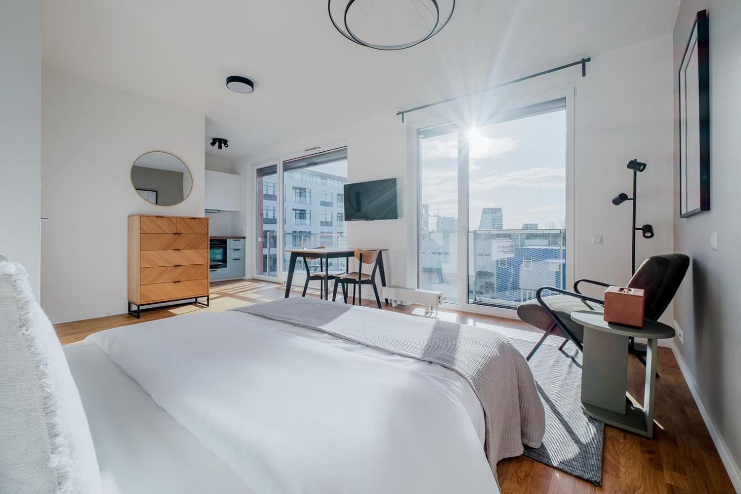 Blueground Zizkov Furnished Park Prg-42 Apartmán *